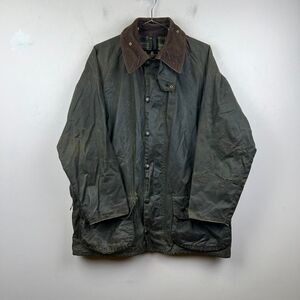Vintage 90s Barbour Beaufort Wax Jacket Size M